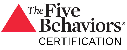 The Five Behaviors™ Certification (delivered online)