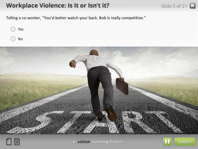 Be S.A.F.E. (Not Sorry)™: Preventing Violence in the Workplace (eCourse)