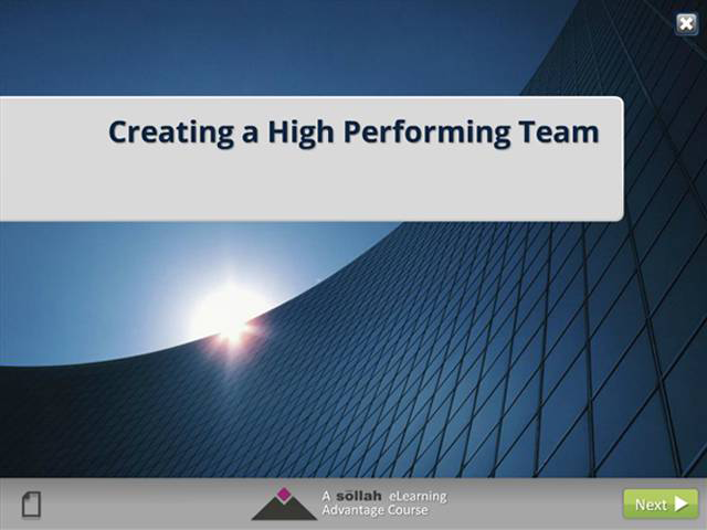 Creating a High Performing Team (eCourse)
