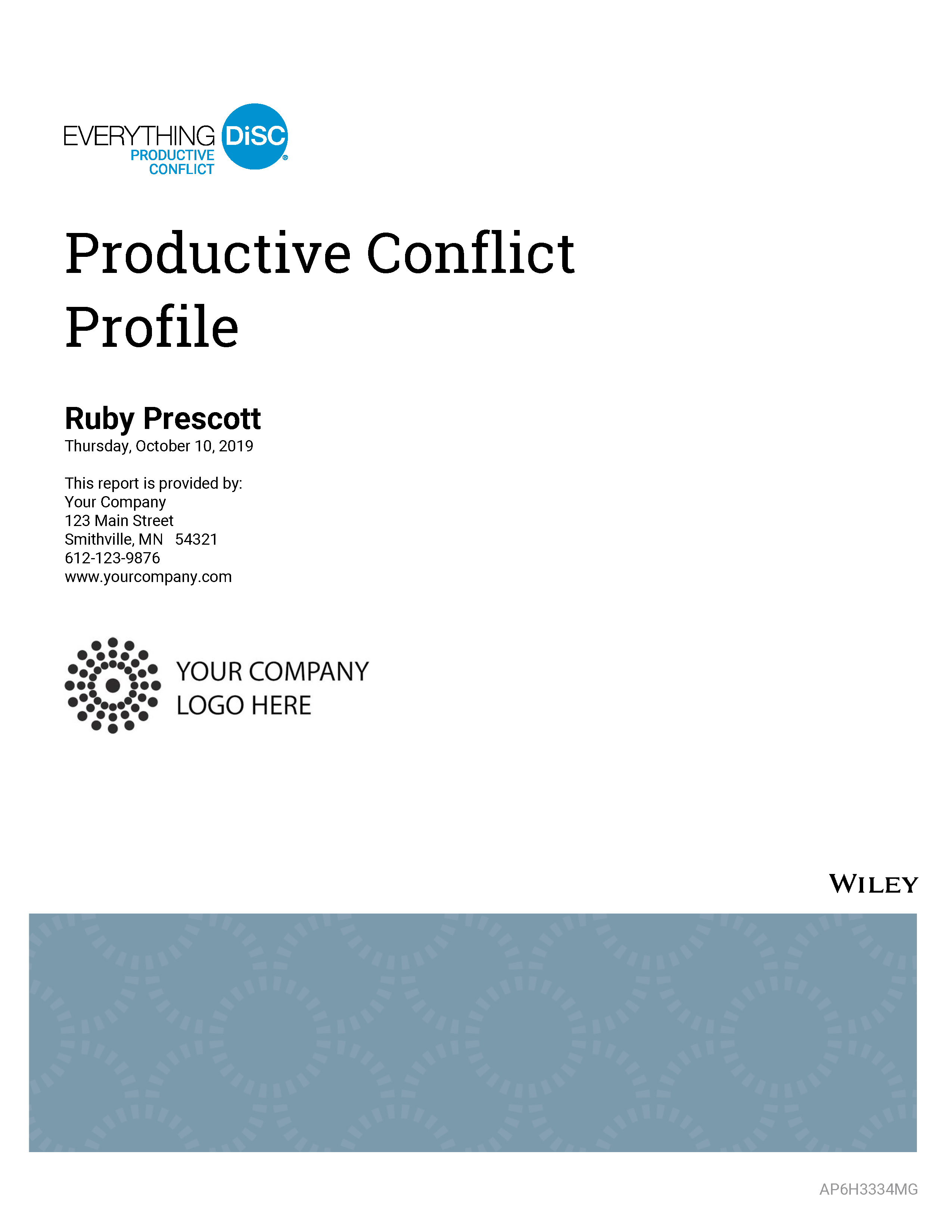 Everything DiSC® Productive Conflict Profile