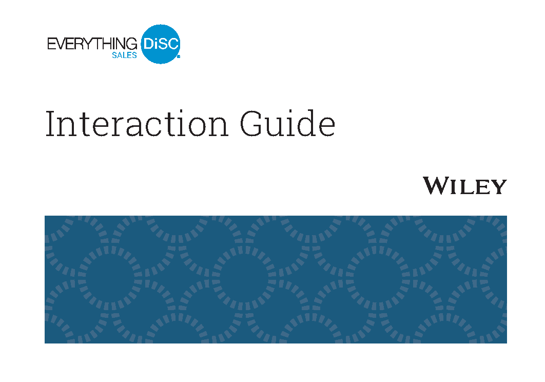 Everything DiSC® Sales Customer Interaction Guides (set of 25)