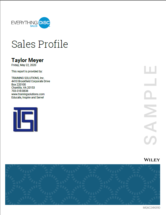 Everything DiSC® Sales Profile