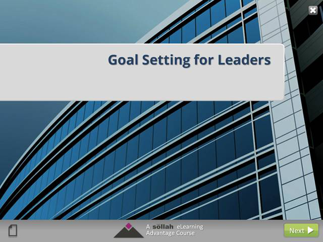 Goal Setting for Leaders (eCourse)