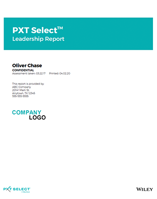 PXT Select™ Leadership Report