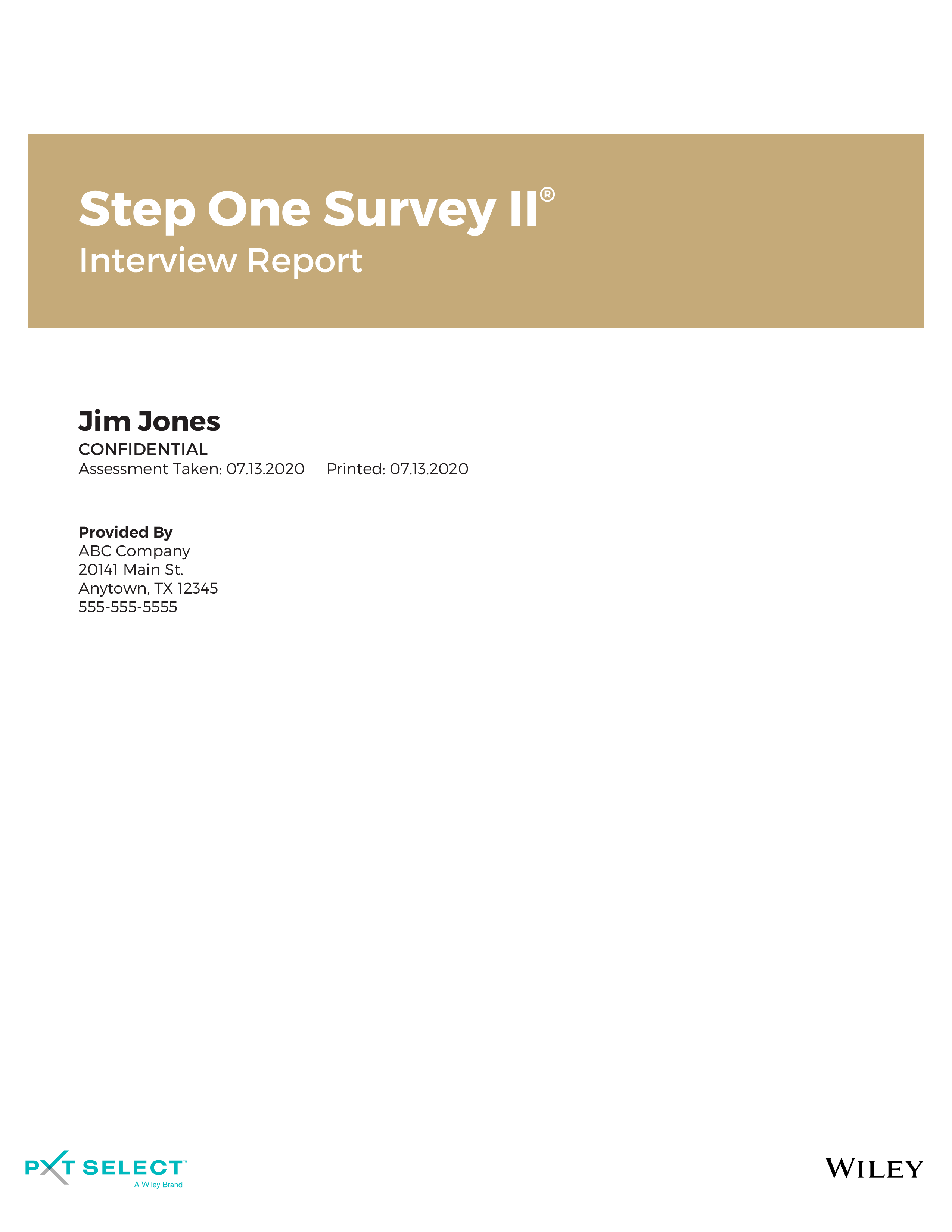 Step One Survey®
