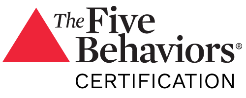 The Five Behaviors of a Cohesive Team Facilitator Certification